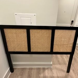 Safavieh Other Safavieh Vienna Cane Headboard Black Queen
